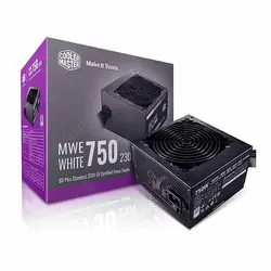 پاور 750 وات کولرمستر Cooler Master MWE White 750W 230V Stock