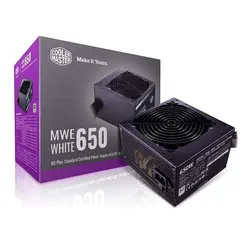 پاور 650 وات کولرمستر Cooler Master MWE White 650W 230V Stock-  با گارانتی تا آگوست 2024