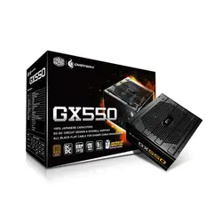 پاور 550 وات کولرمستر مدل COOLER MASTER GX550 - کارکرده با گارانتی تا دسامبر 2021