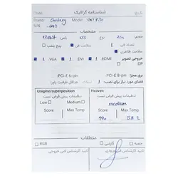 کارت گرافیک گالکسی Galaxy GT730 2GB DDR3 128BIT