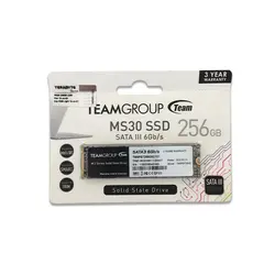 حافظه Team Group MS30 256GB Sata3 SSD - کارکرده با گارانتی تا 12 ژوئیه 2023