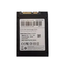 حافظه لایت آن SSD Lite-On 120GB Black - کارکرده