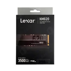 حافظه لکسار Lexar nm620 M.2 256GB SSD - با گارانتی تا ژانویه 2026