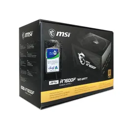 پاور ام‌اس‌آی MSI MPG A750GF 750W Gold Stock - گارانتی تا دی 1406