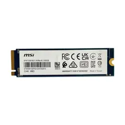 اس اس دی MSI M.2 NVME Spatium M371 500GB 99 استوک