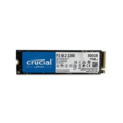 اس اس دی کروشال Crucial M.2 2280 CT500P2 NVME 500GB SSD استوک