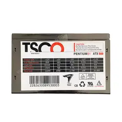 پاور 230 وات تسکو TSCO ATX 600 P4 230W استوک