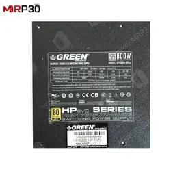 پاور 800 وات گرین Green 800B-HP EVO Stock - گارانتی تا اردیبهشت 1405