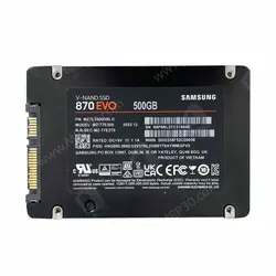 حافظه سامسونگ SSD Samsung 870 EVO 500GB - گارانتی تا ژوئن 2023