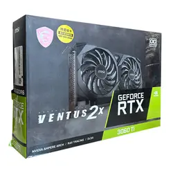 کارت گرافیک ام‌اس‌آی MSI RTX 3060 Ti Ventus 2X 8G GDDR6 OCV1 LHR Stock