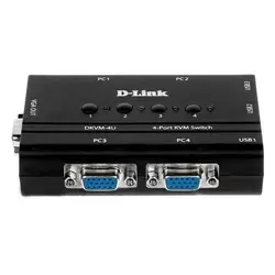 سوئیچ 4 پورت کی وی ام USB دی لینک مدل DKVM-4U