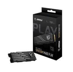 حافظه SSD اینترنال 1 ترابایت MSI مدل SPATIUM M480 NVME M.2 Play با هیتسینک