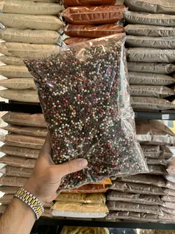 فلفل دان چهار فصل،4 رنگ،فلفل الوان - 1 کیلویی - آقای زعفران