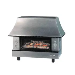 بخاری گازی نیک کالا طرح شومینه مدل سیمین MC-26