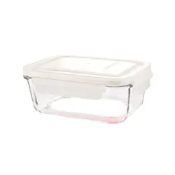 ظرف شیشه ای مستطیل 1.7 لیتر لیمون