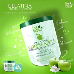 ژلاتین مو لاوپوشن سبز