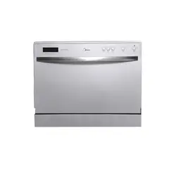 ماشین ظرفشویی 6 نفره رومیزی مایدیا مشکی مدل WQP6-3206