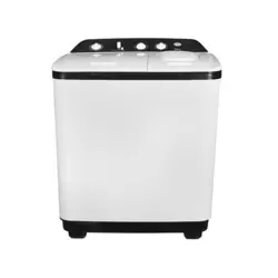 ماشین لباسشویی دو قلو 9.6 کیلویی کرال سفید مدل TTW-96513D
