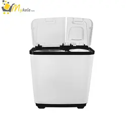 ماشین لباسشویی دو قلو 9.6 کیلویی کرال سفید مدل TTW-96513D