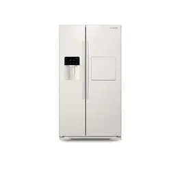 یخچال و فریزر ساید بای ساید پلادیوم سفید چرمی مدل رویال PD51