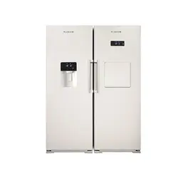 یخچال و فریزر دوقلو پلادیوم سفید چرمی مدل 23