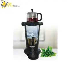 چای ساز پیرکس سماوری مشکی دلمونتی DL-445فروشگاه لوازم خانگی mykala.net
