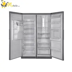 یخچال و فریزر دوقلوی هیمالیا مدل بتا نقره ای نوفراست هوم بار یخسازفروشگاه لوازم خانگی mykala.net