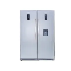 یخچال و فریزر دوقلوی هیمالیا مدل Ice Pool نقره ای نوفراست یخساز