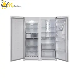 یخچال و فریزر دوقلوی هیمالیا مدل Ice Pool نقره ای نوفراست یخساز