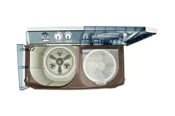 قیمت و خرید ماشین لباسشویی 10 کیلویی ال جی مدل P1460RWNL