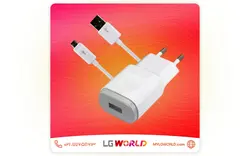 شارژر اورجینال ال جی ( کابل Micro USB + آداپتور ) - فروشگاه رسمی ال جی