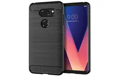 خرید کاور فیبرکربن گوشی ال جی وی 30 | قاب فیبرکربن LG V30