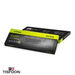 خرید کیبورد گرین مدل green keyboard 306 | GK306| مای تیسفون