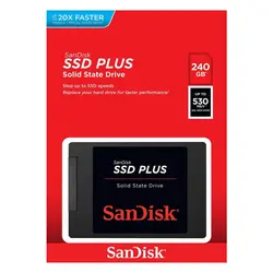خرید اس اس دی سن دیسک مدل SanDisk SSD Plus ظرفیت ۲۴۰ گیگابایت - فروشگاه اینترنتی مای تیسفون