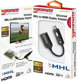 مشخصات، قیمت و خرید کابل پرومیت HDMI به Micro USB مدل MHL H - فروشگاه اینترنتی مای تیسفون