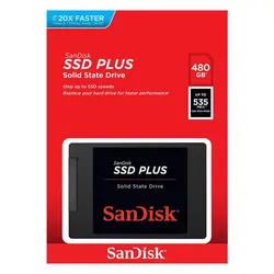 خرید اس اس دی سن دیسک مدل SanDisk SSD Plus ظرفیت ۴۸۰ گیگابایت - فروشگاه اینترنتی مای تیسفون