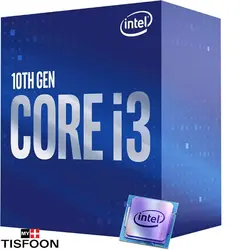 مشخصات، قیمت و خرید پردازنده مرکزی اینتل سری Comet Lake مدل Core i3-10100F - Box - فروشگاه اینترنتی مای تیسفون