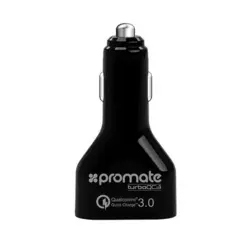 شارژر فندکی پرومیت | قیمت و خرید شارژر ماشین promate QC3