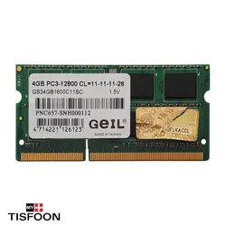 خرید و قیمت رم geil 4gb ddr3 | رم لپ تاپ ddr3 1600 cl11