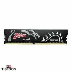 رم کامپیوتر کینگ مکس DDR4 مدل Zeus Dragon 3200Mhz CL16 ظرفیت ۱۶ گیگابایت