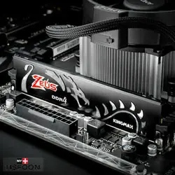 رم کامپیوتر کینگ مکس DDR4 مدل Zeus Dragon 3200Mhz CL16 ظرفیت ۱۶ گیگابایت