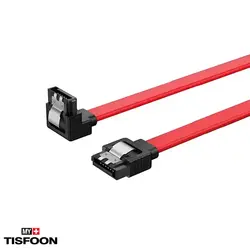 کابل دیتا ساتا مدل SATA III قفل دار ۴۰ سانتی متر