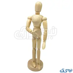 آدمک چوبی سایز 20 سانتی متر - فروشگاه اینترنتی نبوی آرت
