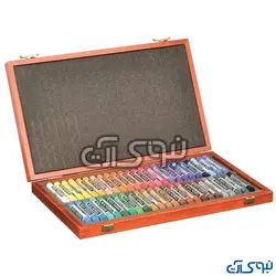 پاستل گچی کوه نور 48 رنگ جعبه چوبی کد 8596 - فروشگاه اینترنتی نبوی آرت
