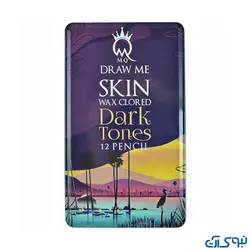 مداد رنگی ام کیو 12 رنگ مدل Dark SKIN - فروشگاه اینترنتی نبوی آرت
