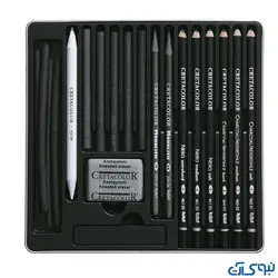 ست طراحی مشکی کرتاکالر مدل 40030 - فروشگاه اینترنتی نبوی آرت