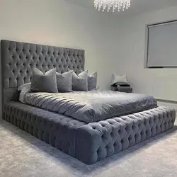 تخت خواب چستر مدرن نابی تک - مدل لاوین