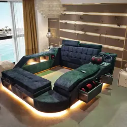 تخت خواب هوشمند و فول آپشنال نابی تک - مدل هانکر (Hanker)