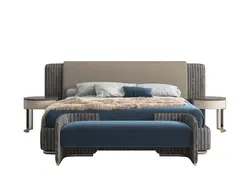 تخت خواب مدرن نابی تک - مدل گلاره