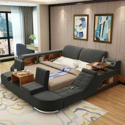 تخت خواب هوشمند و آپشنال نابی تک - مدل کلاروس